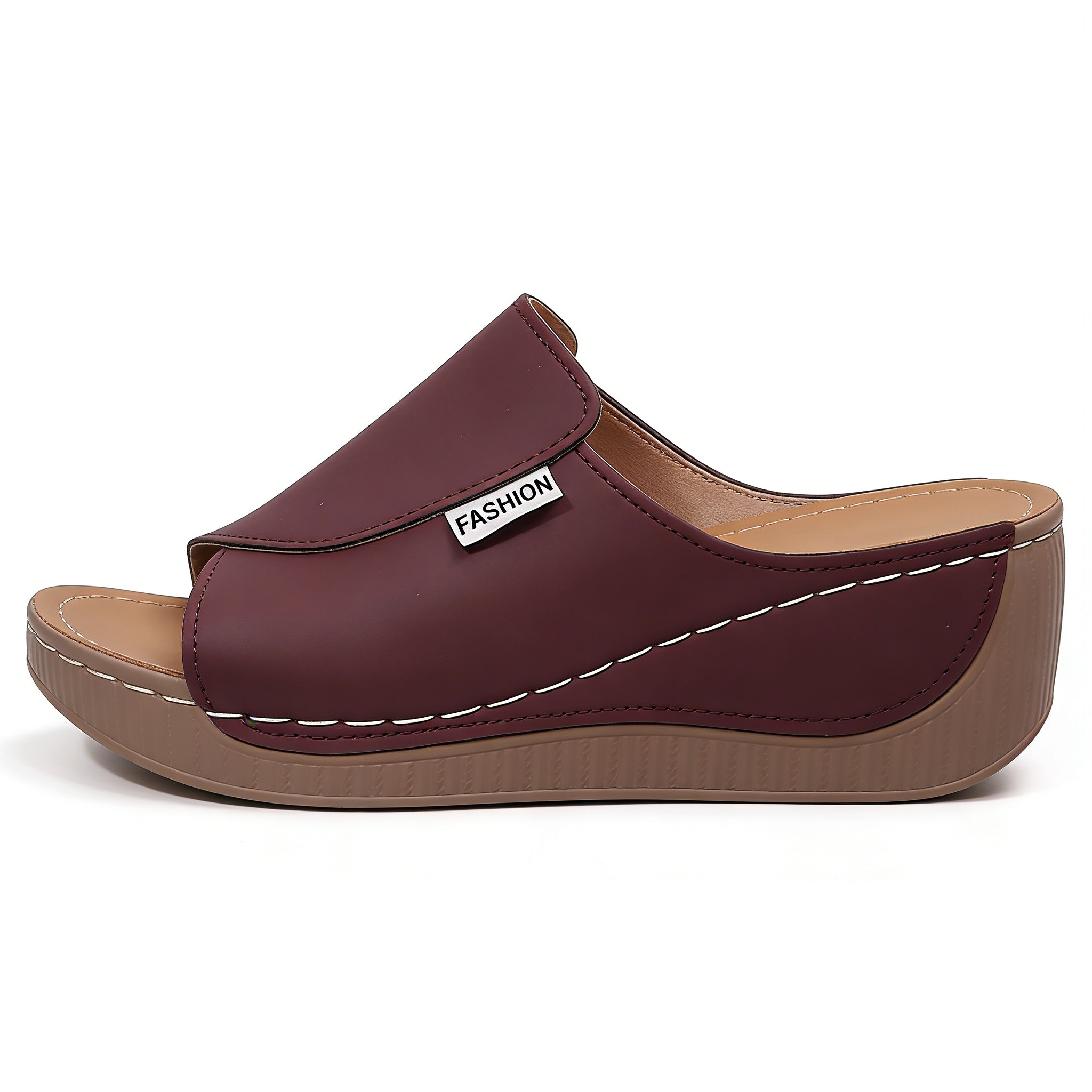 Cleaning Slippers for Women Women's Casual One Foot Stirrup Slope Heel Roman Lightweight Thick Bottom Casual Open Toe Slippers
